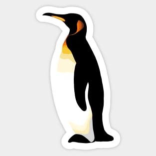 Penguin Illustration Sea Bird King Emperor Penguin Sticker